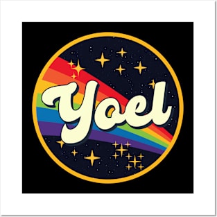 Yoel // Rainbow In Space Vintage Style Posters and Art